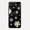 Seamless Floral Glossy Metal Case Cover For Oppo F31 5G