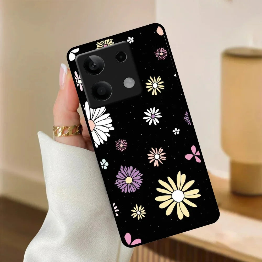Seamless Floral Glossy Metal Case Cover For Redmi - ShopOnCliQ