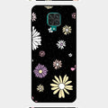 Seamless Floral Glossy Metal Case Cover For Redmi Note 9 Pro