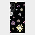 Seamless Floral Glossy Metal Case Cover For Samsung Galaxy S25 Edge 5G