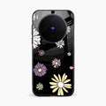 Seamless Floral Glossy Metal Case Cover For Vivo X300 5G