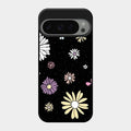 Seamless Floral Print Glass Case Cover For Google Pixel 9 Pro 5G