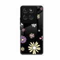 Seamless Floral Print Glass Case Cover For Motorola Edge 60 Pro 5G