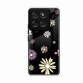 Seamless Floral Print Glass Case Cover For Motorola Edge 60 Stylus 5G