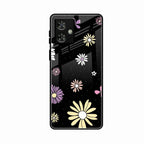 Seamless Floral Print Glass Case Cover For Motorola G64 5G