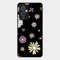 Seamless Floral Print Glass Case Cover For Oneplus 9 5G