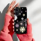 Seamless Floral Print Glass Case Cover Oppo - ShopOnCliQ