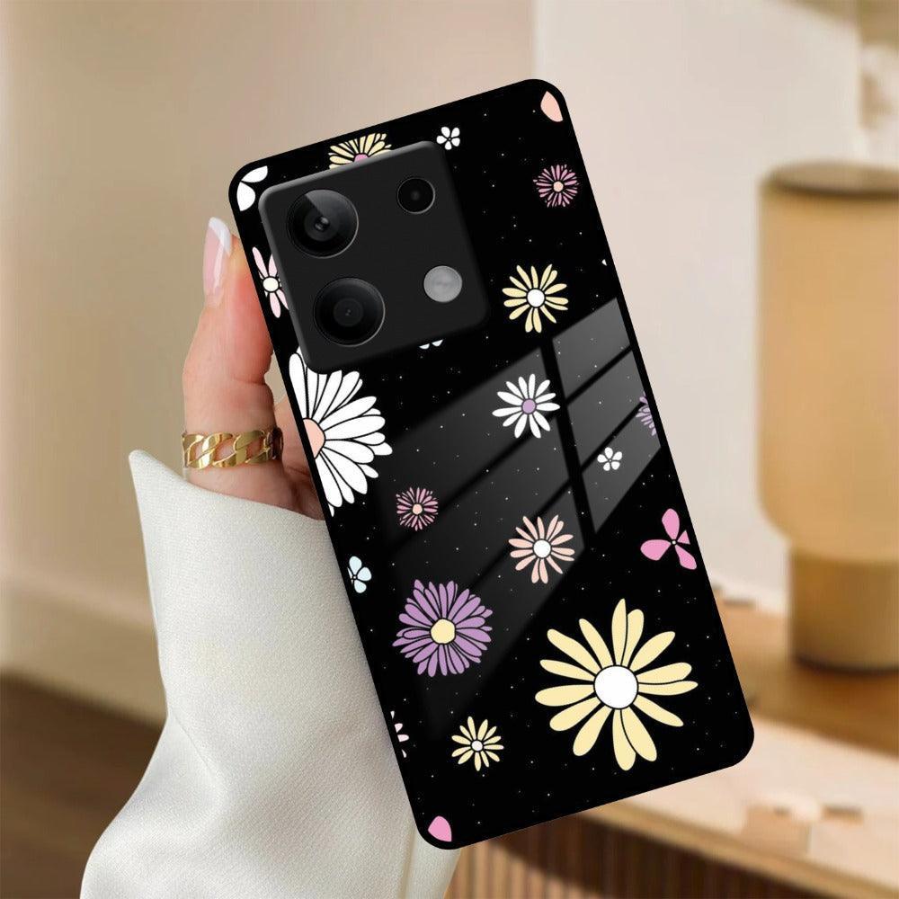 Seamless Floral Print Glass Case Cover For Redmi/Xiaomi - ShopOnCliQ