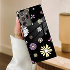 Seamless Floral Print Glass Case Cover For Samsung - ShopOnCliQ