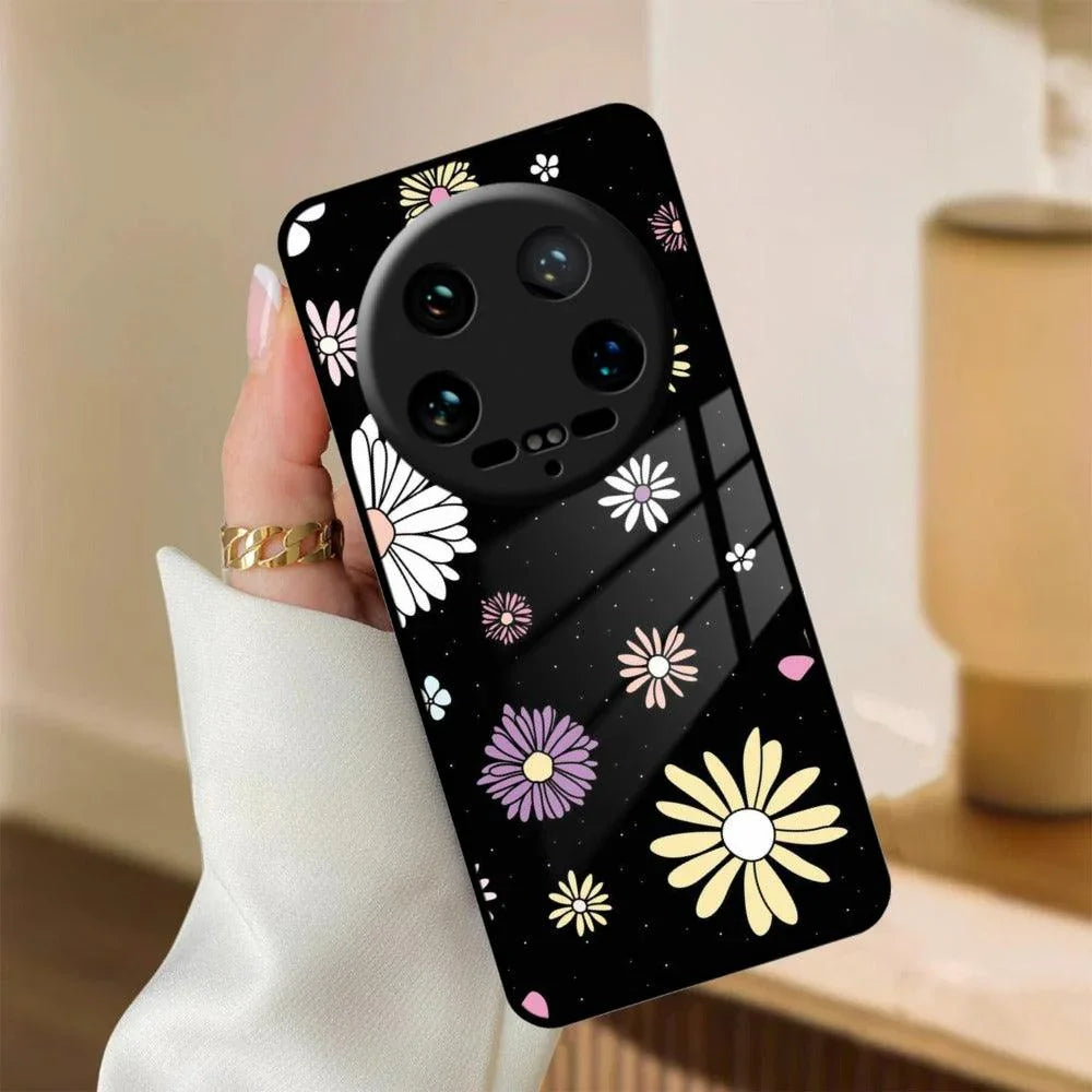 Seamless Floral Print Glass Case Cover For Redmi/Xiaomi - ShopOnCliQ