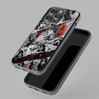 Itachi Uchiha Manga Collage Glass Phone Case for iQOO Z10R