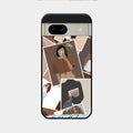 Selfie Girl Collage Glass Case Cover For Google Pixel 8A 5G