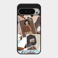 Selfie Girl Collage Glass Case Cover For Google Pixel 9 Pro Xl