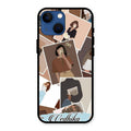 Selfie Girl Collage Glass Case Cover For iPhone 13 mini