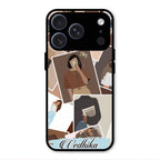 Selfie Girl Collage Glass Case Cover For iPhone 17 Pro Max