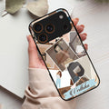 Selfie Girl Collage Glass Case Cover For iPhone 17 Pro