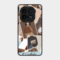 Selfie Girl Collage Glass Case Cover For Iqoo 13 5G