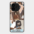 Selfie Girl Collage Glass Case Cover For Iqoo Neo 10R 5G
