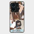 Selfie Girl Collage Glass Case Cover For Iqoo Z6 Pro 5G