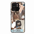 Selfie Girl Collage Glass Case Cover For Motorola Edge 40