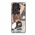 Selfie Girl Collage Glass Case Cover For Motorola Edge 50 Fusion 5G
