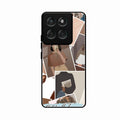 Selfie Girl Collage Glass Case Cover For Motorola Edge 70 5G
