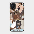 Selfie Girl Collage Glass Case Cover For Nothing Phone 1