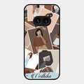 Selfie Girl Collage Glass Case Cover For Nothing Phone 2A 5G