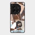Selfie Girl Collage Glass Case Cover For Oneplus 12 5G