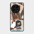 Selfie Girl Collage Glass Case Cover For Oneplus 13 5G