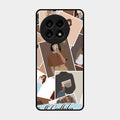 Selfie Girl Collage Glass Case Cover For Oneplus 13R 5G