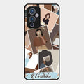 Selfie Girl Collage Glass Case Cover For Oneplus 9 5G