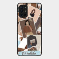 Selfie Girl Collage Glass Case Cover For Oneplus 9R 5G