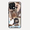 Selfie Girl Collage Glass Case Cover For Oppo F31 5G