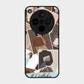 Selfie Girl Collage Glass Case Cover For Oppo Find X8 5G