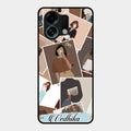 Selfie Girl Collage Glass Case Cover For Oppo K13 Turbo 5G