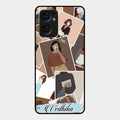 Selfie Girl Collage Glass Case Cover For Oppo Reno 7 5G