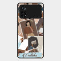 Selfie Girl Collage Glass Case Cover For Poco X4 Pro 5G