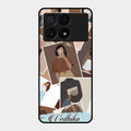 Selfie Girl Collage Glass Case Cover For Poco X6 Pro 5G