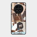 Selfie Girl Collage Glass Case Cover For Realme 13 5G