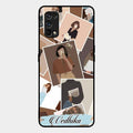 Selfie Girl Collage Glass Case Cover For Realme 7 Pro