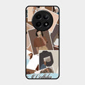 Selfie Girl Collage Glass Case Cover For Realme C65 5G