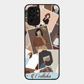 Selfie Girl Collage Glass Case Cover For Redmi Note 10