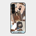 Selfie Girl Collage Glass Case Cover For Samsung Galaxy S26 5G