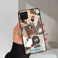 Selfie Girl Collage Glass Case Cover For Samsung Galaxy M42 5G