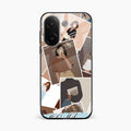Selfie Girl Collage Glass Case Cover For Vivo V60e 5G