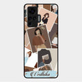 Selfie Girl Collage Glass Case Cover For Vivo X50 Pro 5G