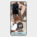 Selfie Girl Collage Glass Case Cover For Vivo X70 Pro Plus 5G