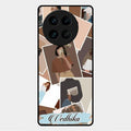 Selfie Girl Collage Glass Case Cover For Vivo X90 Pro 5G
