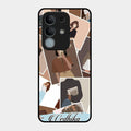 Selfie Girl Collage Glass Case Cover For Vivo Y31 Pro 5G